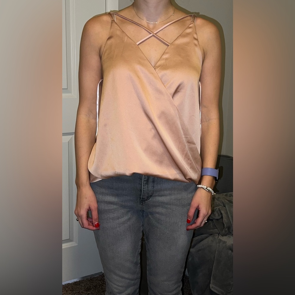 Satin top